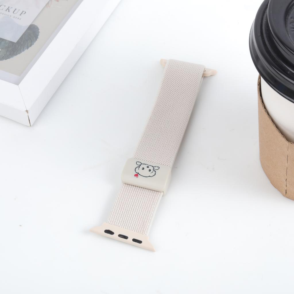 Straps For Apple Watch Band 46mm 45mm 44mm 49mm 42 41 40mm Magnetic Nylon Correa Bracelet iWatch Series 10 9 8 7 6 5 SE Ultra 2