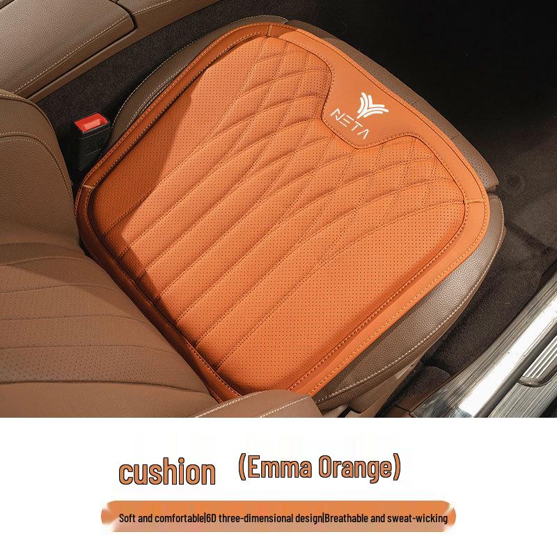 Universal Nezha Car Seat Cushion with Lumbar Support for V/U/AYA/GT/L/X/S Models - All-Season Comfort