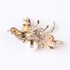 Peacock Pearl Brooch Enamel Drop Oil Animal Phoenix Design Long-lasting Color Exquisite Hypoallergenic Corsage Accessory