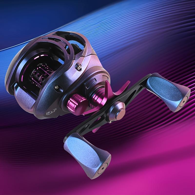 Casting Reel - High-speed 7.2:1 Gear Ratio, Maximum Drag 8kg Magnetic Braking System Ambidextrous Suitable for Both Freshwater and Saltwater Fishing