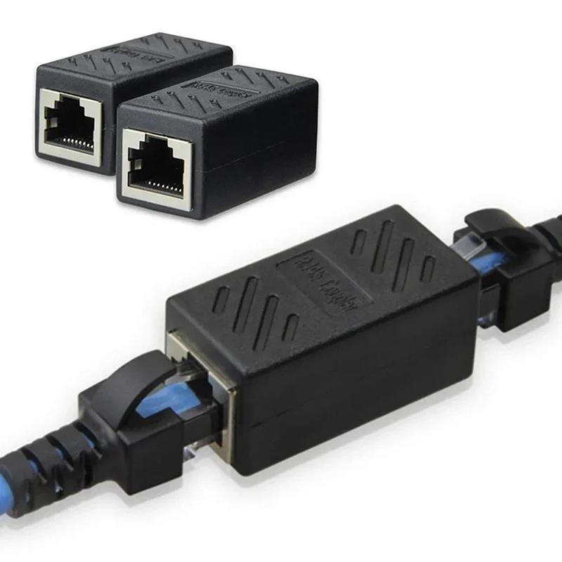1/5/10/20PCS Ethernet Cable Extender RJ45 CAT5 CAT6 CAT6a Coupler Extender Adapter Connector Ethernet Coupler Female To Female