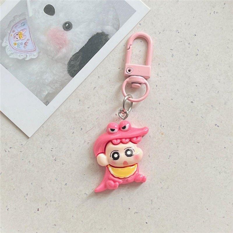 

New Crayon Shin-Chan Key Chain Bag Pendant Decorative Jewelry Keychain Cute Mini Model Key Chain Accessories Toy Gift