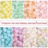 Iridescent Acrylic Round Beads for DIY Phone Case & Jewelry Decoration
