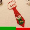 Christmas Tie Bow Santa Claus Holiday Sequin Ties Comfortable Printed Xmas Decor
