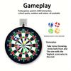 12 pezzi Set di freccette con palline adesive per interni ed esterni Giocattoli per l'allenamento dell'equilibrio Interazione genitori-bambini Regalo di compleanno Forniture per giochi per feste