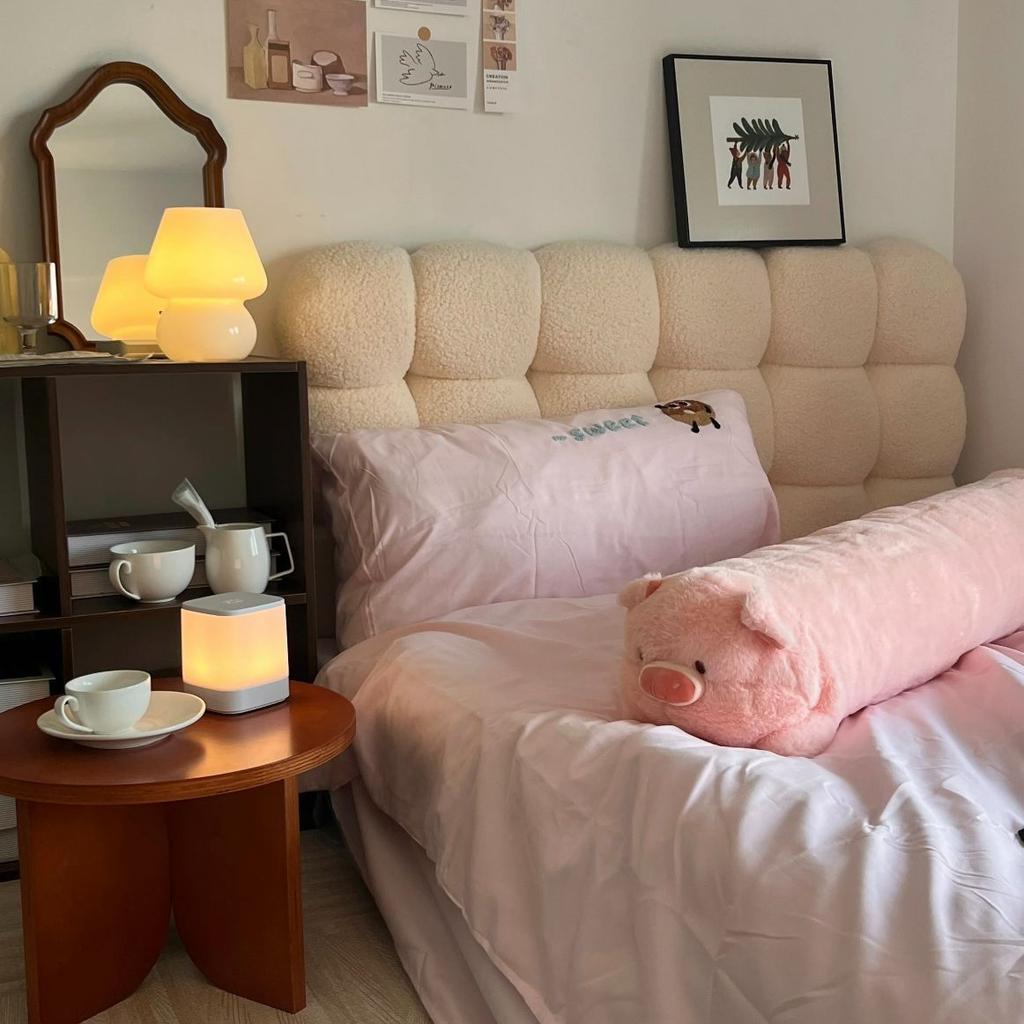 Pillow Bedroom Dormitory Pillow Female Hippopotamus Long Bedhead Cushion Living Room Leg Clamp Sofa Sleeping Pillow