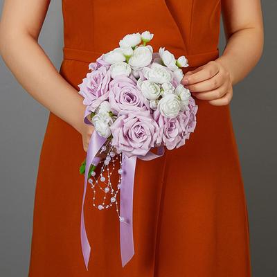 Artificial Rose Flower Bouquet for Wedding And Bridal Shower
