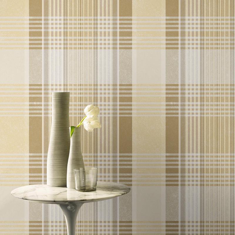 British Style Checks Plaid Wallpaper Living Room Bedroom Bedside Lattice Wall Paper Mural