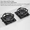 19cm Diameter Wok Rack Gas Stove Support Skid Resistant Cooktop Accessory Cast Iron Stove Rings for Balanced Cooking