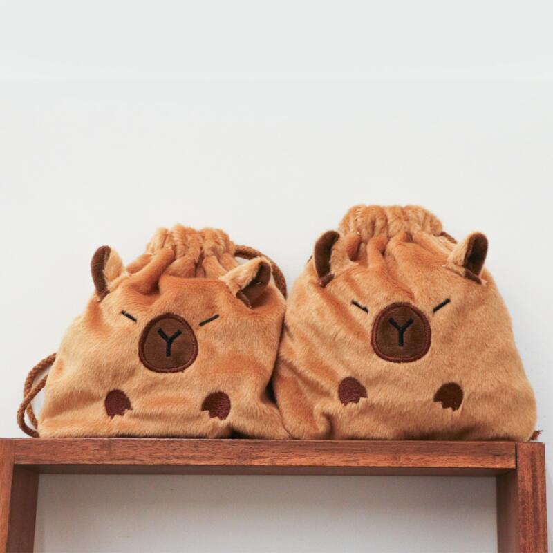 Capybara Character Pouch String Lucky Bag CAPYBARA Capybara pouch