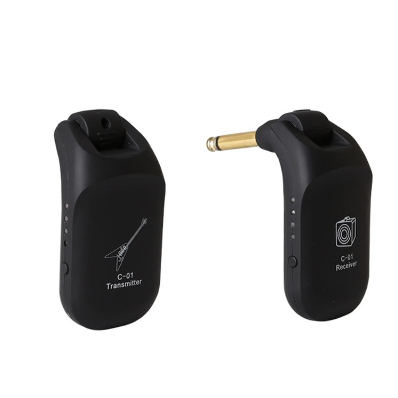 C-01 Wireless Guitar System Built In Channels Wireless Guitar Transmitter Receiver For Electric Guitar Bass Violin