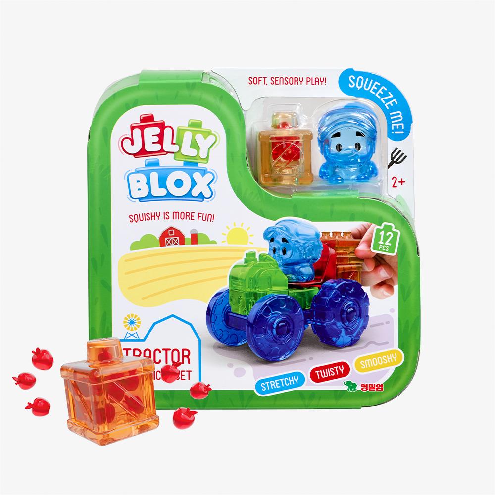 [young toys] Jellyblox Creative Tractor Building Set
