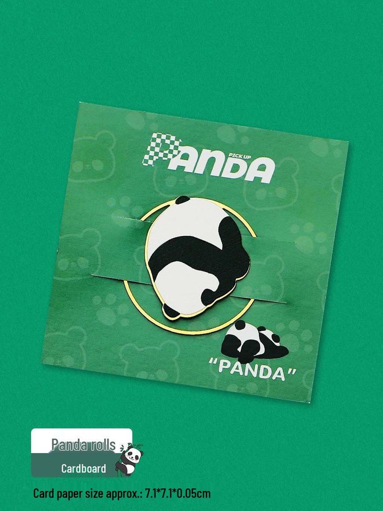Sichuan Chengdu Giant Panda Metal Bookmark Gift Box - Cute Cartoon Chinese Style
