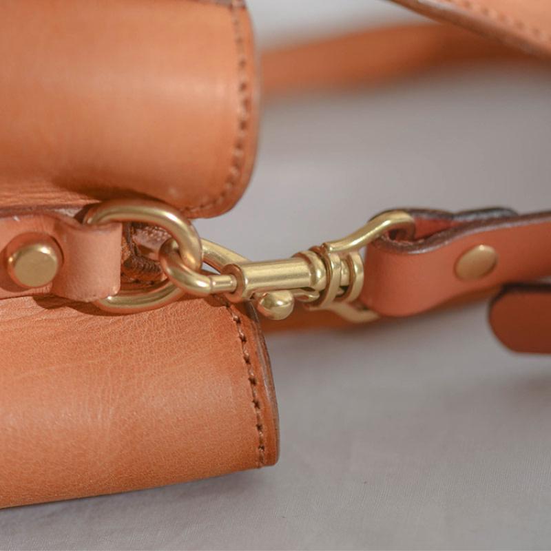 Johnature Luxus kézitáska Valódi bőr női táska, kézzel készített természetes, valódi marhabőr egyszínű, egyszerű válltáskák