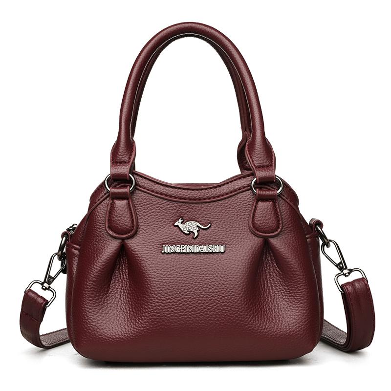 Luxury Designer Women's 3 Layer Tote Sac Large Capacity Commuting Shoulder Crossbody Bags Top Quality Soft Leather Handbags 2026
