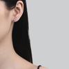 Custom Jewelry 1Carat Pear Cut Moissanite Earrings for Women 925 Sterling Silver Fashion Jewelry GRA Certified