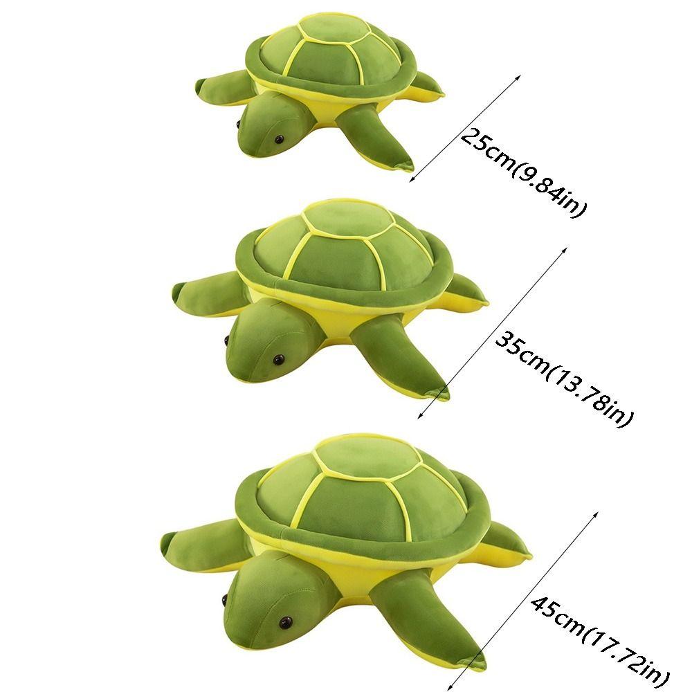 Soft Realistic Turtle Toys Cute Cartoon Stuffed Animal Dolls Sea Turtle Pillow Cushion Kids