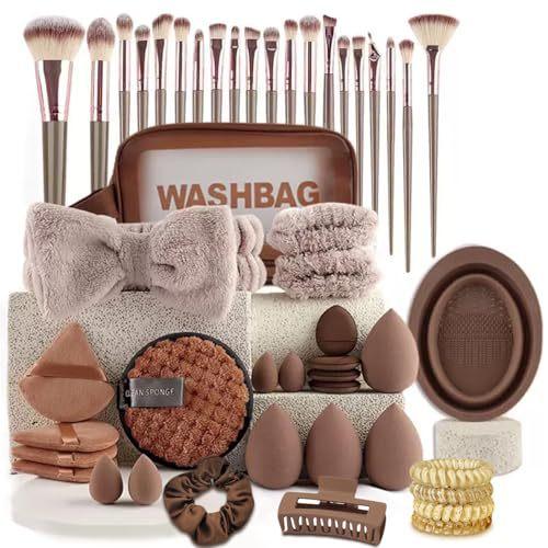 48 Piece Makeup Brush and Makeup Set