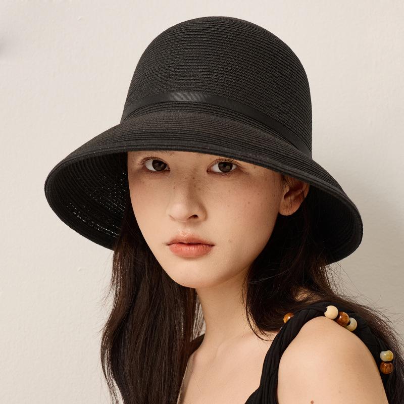 Straw Hat Women's Summer Sun Hat Seaside Holiday Sunscreen Fisherman Hat