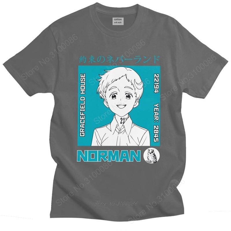 Gorgeous Tshirt Unisex Fashion Unisexga The Promise Neverland T Shirt Short Sleeved Soft Cotton Tshirt Casual Norunisex Japan Anime Tee