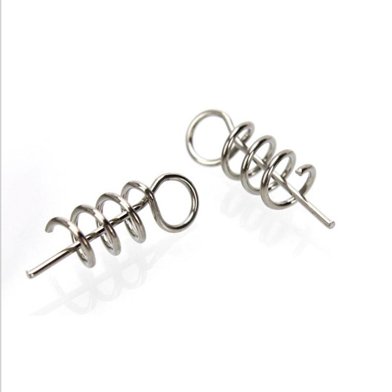 Anti-Snag Soft Bait Spring Swivel Hook for Fishing