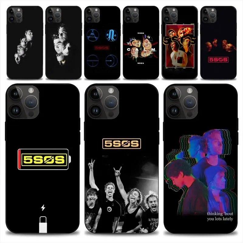 

5 S-Seconds of Summers Phone Case For iphone 14 13 12 11 Pro Max Mini X 7 8 Soft Case