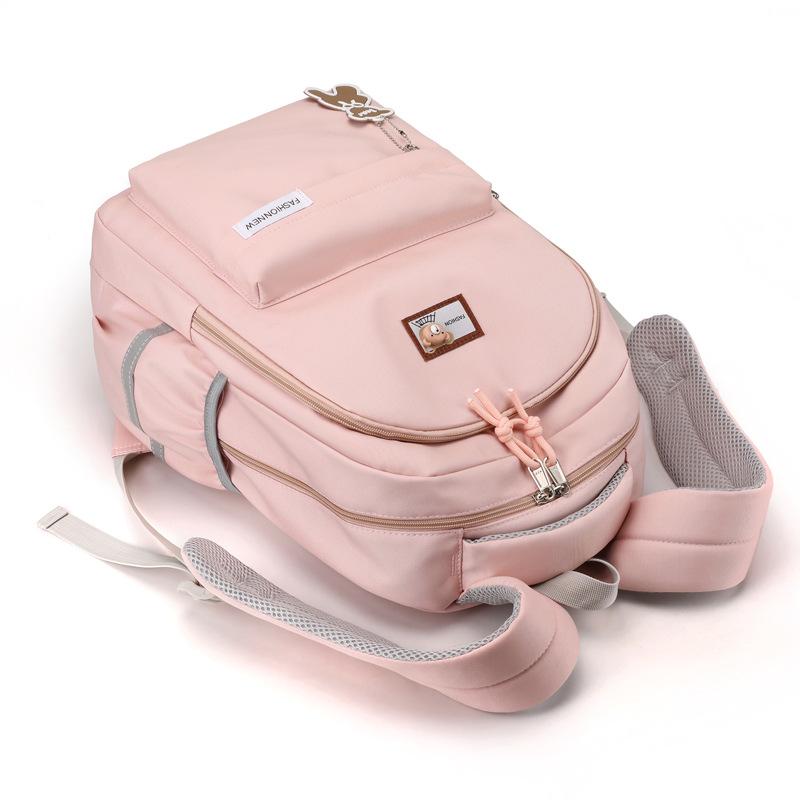 New Style of Junior High School Students and Primary School Students  Lightweight Campus Backpack Large Capacity Backpack