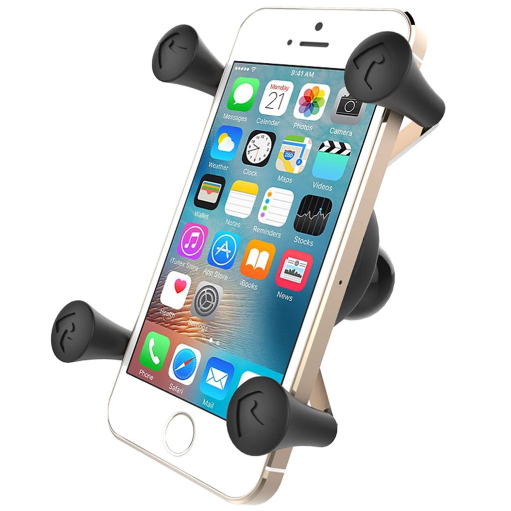 RAM MOUNTS Smartphone Holder for and More X-Grip (1.0"), 1-inch, Motorcycles, Bicycles, GoPros, Smartphones, Cars, (RAM-HOL-UN7BU)