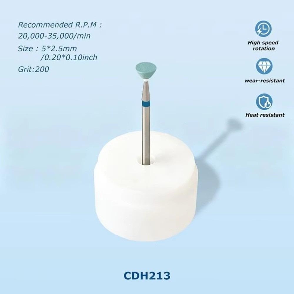 2.35mm Shank Dental Polisher Versatile Diamond Polishing Stone Grinder Polishing Head  for Carving 9