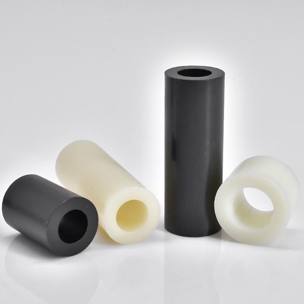 20-50 Stück Weiß/Schwarz ABS Nicht-Gewindebuchse M3 M4 M5 M6 M8 M10 M12 Rund Hohl Nylon ABS Abstandshalter Unterlegscheibe PCB Platine Abstandshalter