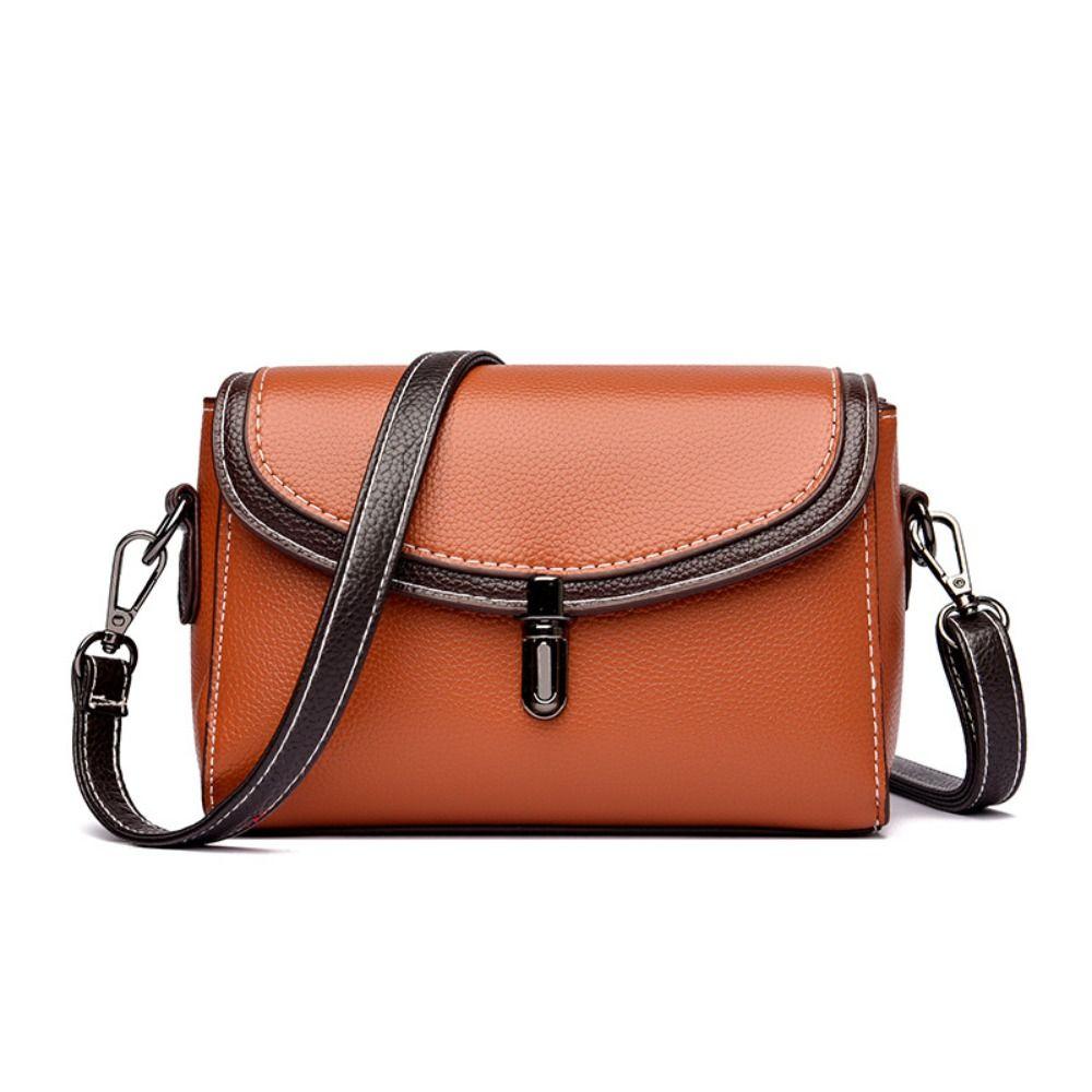 

Casual Shoulder Bags New Flap PU Handbags Messenger Bag Women жёлтый