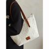 French lace portable shoulder bag pastoral tote bag women's 2025 new large-capacity niche handbag