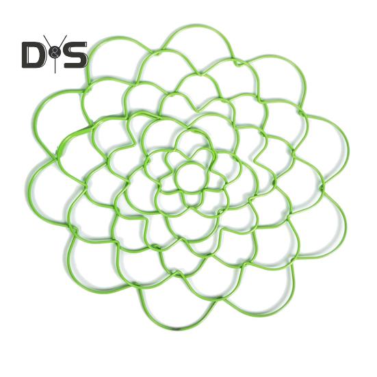 

6 Диаметр цветочной лягушки Цветочная сетка Держатель для черенков цветов Проволока из нержавеющей стали Сетка для цветочных композиций для вазы Цветочные стебли Букеты Фиксация растений зелёный