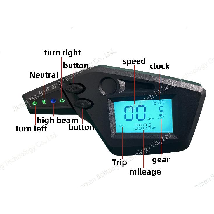 Accessories Motorcycle Speedometer Rpm Gauge Bike Meter Instrument Cluster for XT 660x XT660R