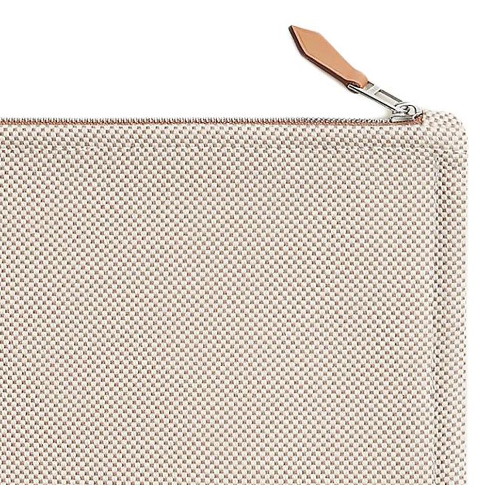 Hermes H Labyrinth Series 22 Silver Buckle Cotton Travel Storage Bag Small Unisex bags H103973MV05