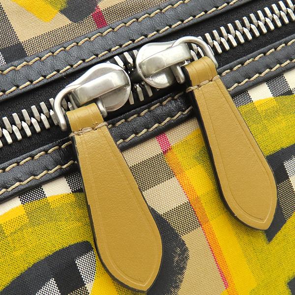 Burberry 4074214 Graffiti Print Vintage checkWaist Bag Nylon/leather Array