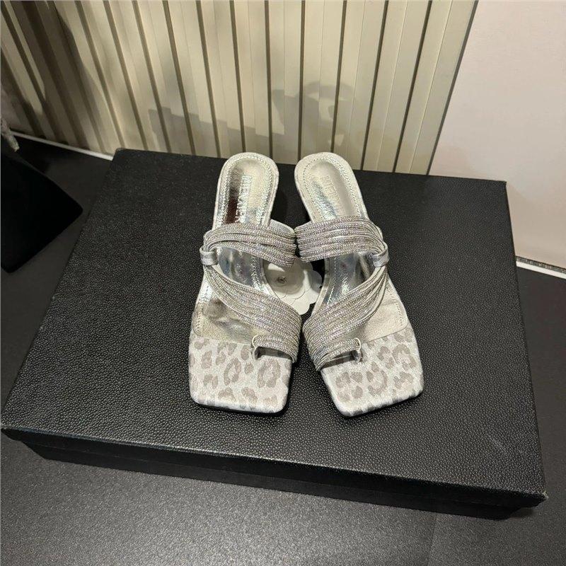 

Летняя мода 2025 года, фея, ветер, тонкий пояс, комбинированный дизайн, универсальная верхняя одежда, повседневные сандалии с открытым носком - 5 см 35