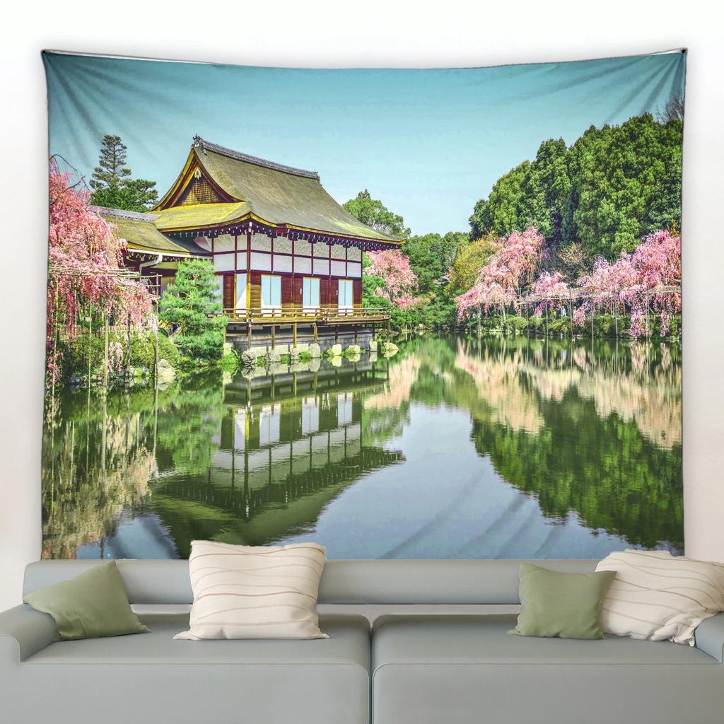 Park Natural Landscape Decorative Tapestry Home Wall Decoration Office Living Room Tapestry
