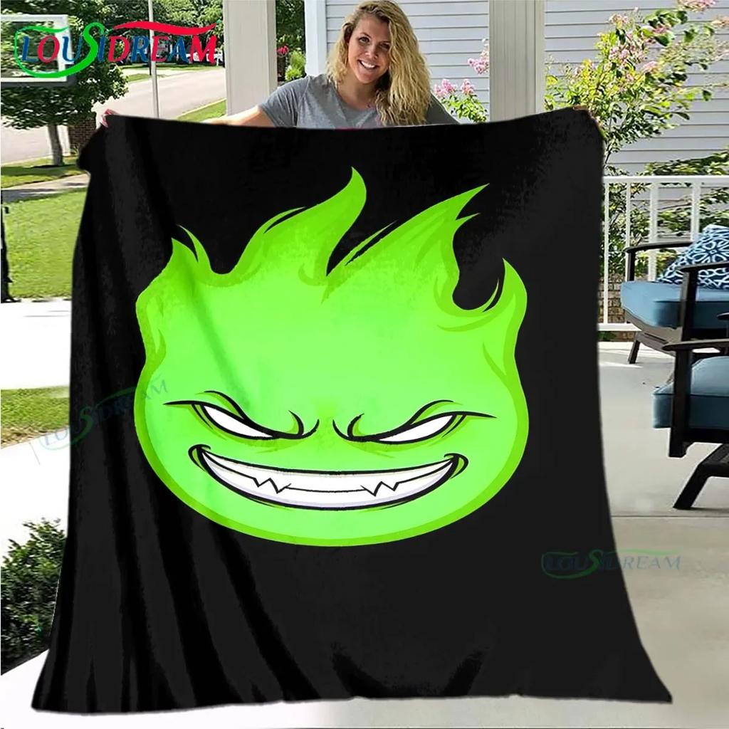 Fashion S-Spitfire Logo Pattern Blanket Flannel Thin Blanket Portable Home Travel Office Lunch Break Blanket Birthday Gift