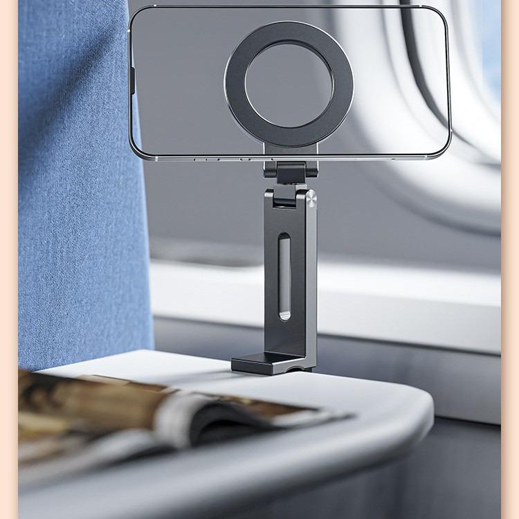 Foldable Magnetic Rotatable Phone Holder for Travel & Live Streaming - MagSafe Compatible