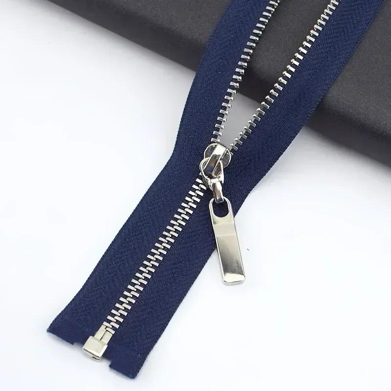 2/5Pcs 3# 40-70cm Open-end Metal Zippers for Sewing Jacket Coat Zipper Tapes Clothes Tent Zip Repair Kit DIY Garment Accessories