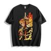 T-shirt Pilier de Flamme Demon Slayer T-shirt Homme Anime Audacieux Nouveau Produit Printemps Été Unisexe Mode Décontractée T-shirt