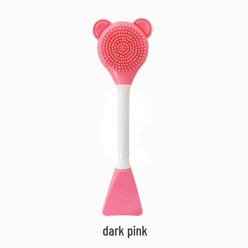 Bear-Shaped Double-Headed Cleansing and Makeup Brush Tool
