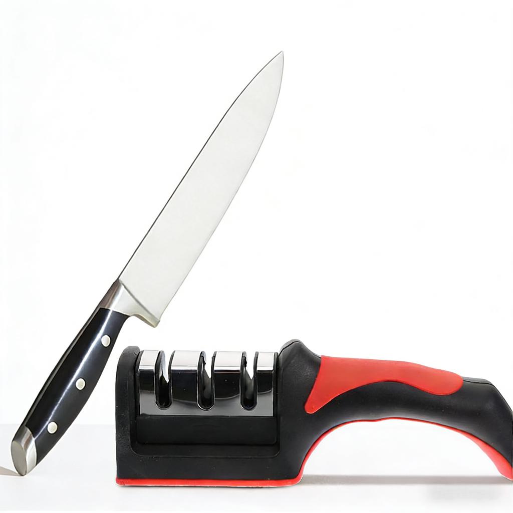 Quick Knife Sharpening Tool - Non-slip Base Kitchen Sharpener For Home Outdoor Camping Chef Knives