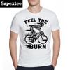 Bicycles MTB Print T Shirt Summer Men T-shirt Downhill Biking Print Casual Heartbeat Stimulation Exercise Male Harajuku Tshirt