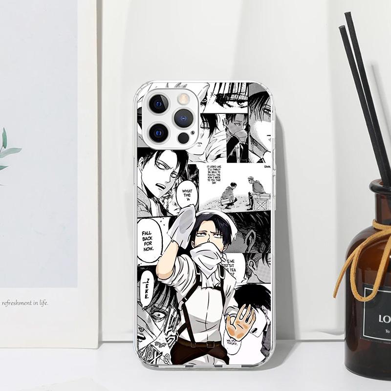 Attack-Titan Anime Phone Case For Iphone 17 Air 16 15 Plus 16E 14 Pro Max 13 Mini 12 11 7 8 SE Fundas Soft Back Cover 17 Air 16