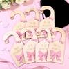 Baby Dress Organizers Set 7 Wood Dividers Playful Bowknot Design Kids Clothing Separators For Nursery Storage