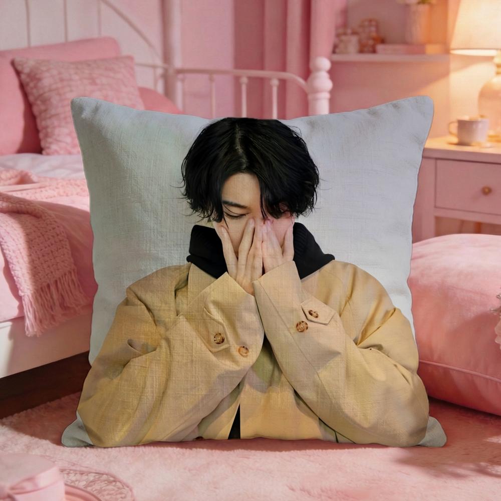 Sakurada Dori Actor Cushion Cover Premium Comfort Reversible Pillow Cove Two In One Design For Any Room Car Interior