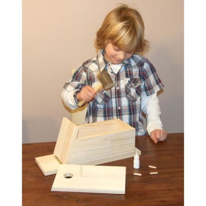 KERBL Nichoir - Kit à monter soi-même pour oiseaux - 36x12x14cm