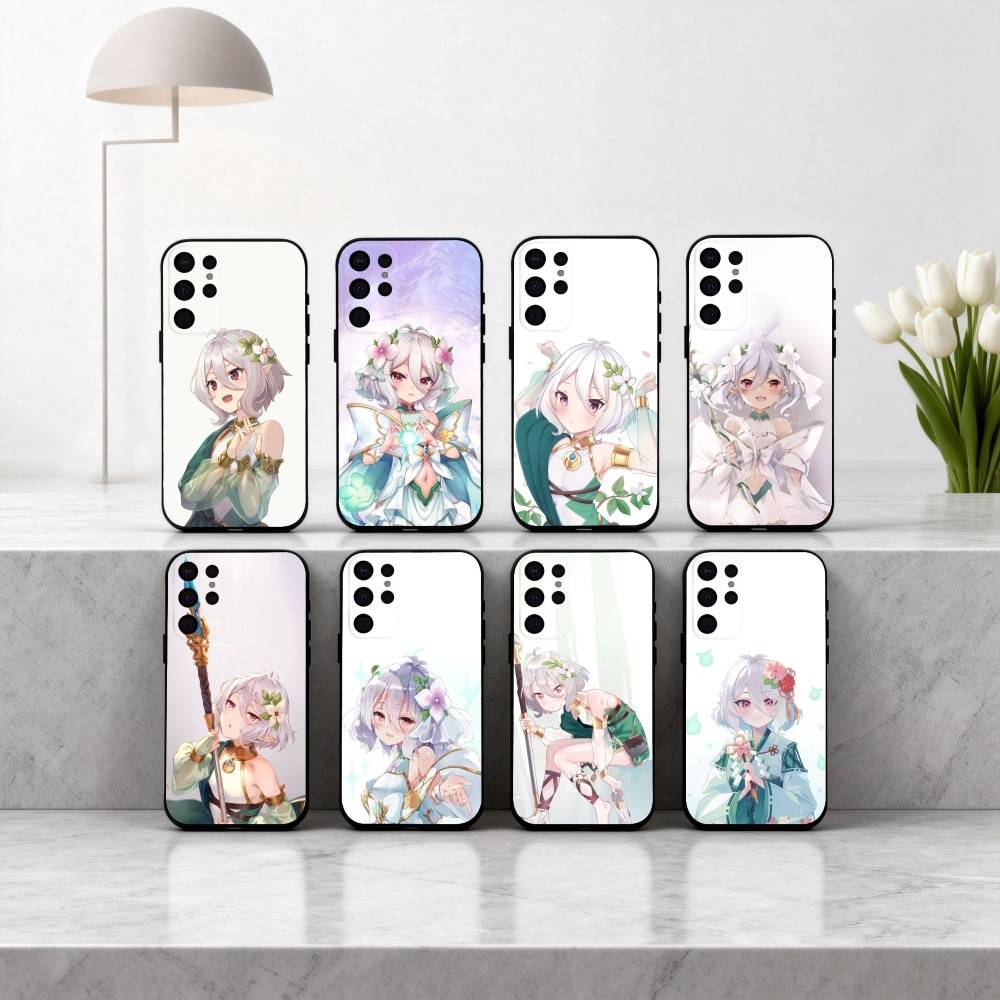 P-Princess C-Connect K-Kokkoro Phone Case For Samsung S25,S24,S21,S22,S23,S30,Ultra,S20,Plus,Others Soft Black Cover